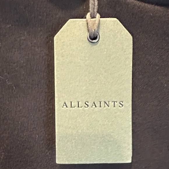 🖤🤘NWT!!! All Saints "Lee" Black Lace Open Back Hoodie - Picture 10 of 10